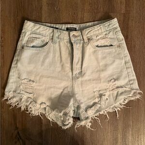 Wild Fable Frayed Hem Light Blue Jean Shorts